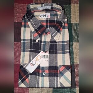 Aka Bay Plaid Shirt - Black, White, Red